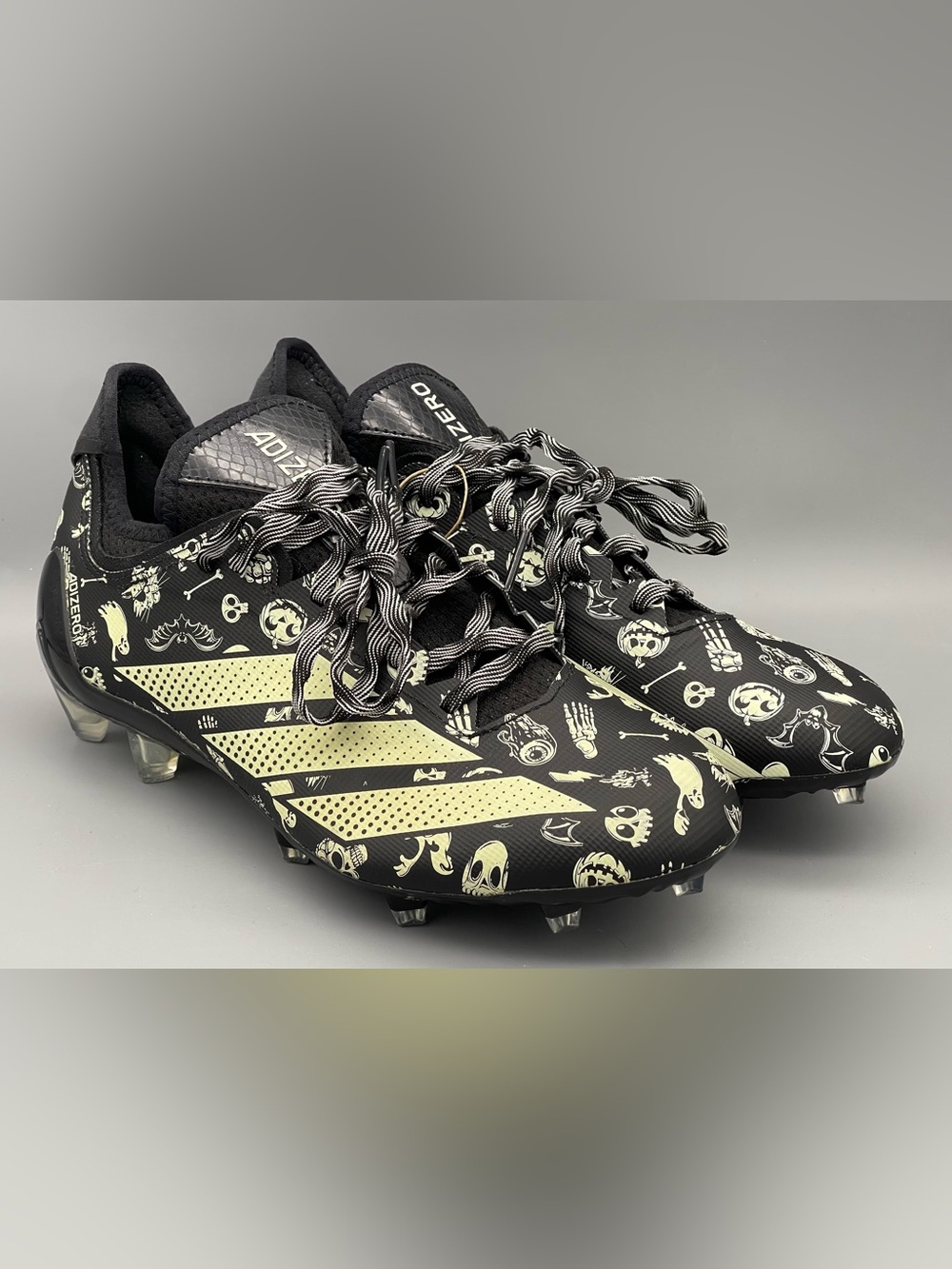 Adidas Football Cleats Adizero Electric 1 GLOW In Dark JP9957 Men’s Size 8 NEW
